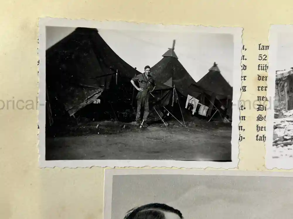 WWII USAAF PHOTO ALBUM - 397th FIGHTER SQUADRON - 368th FIGHTER GROUP - EXCELLENT P-47 NOSE ART!