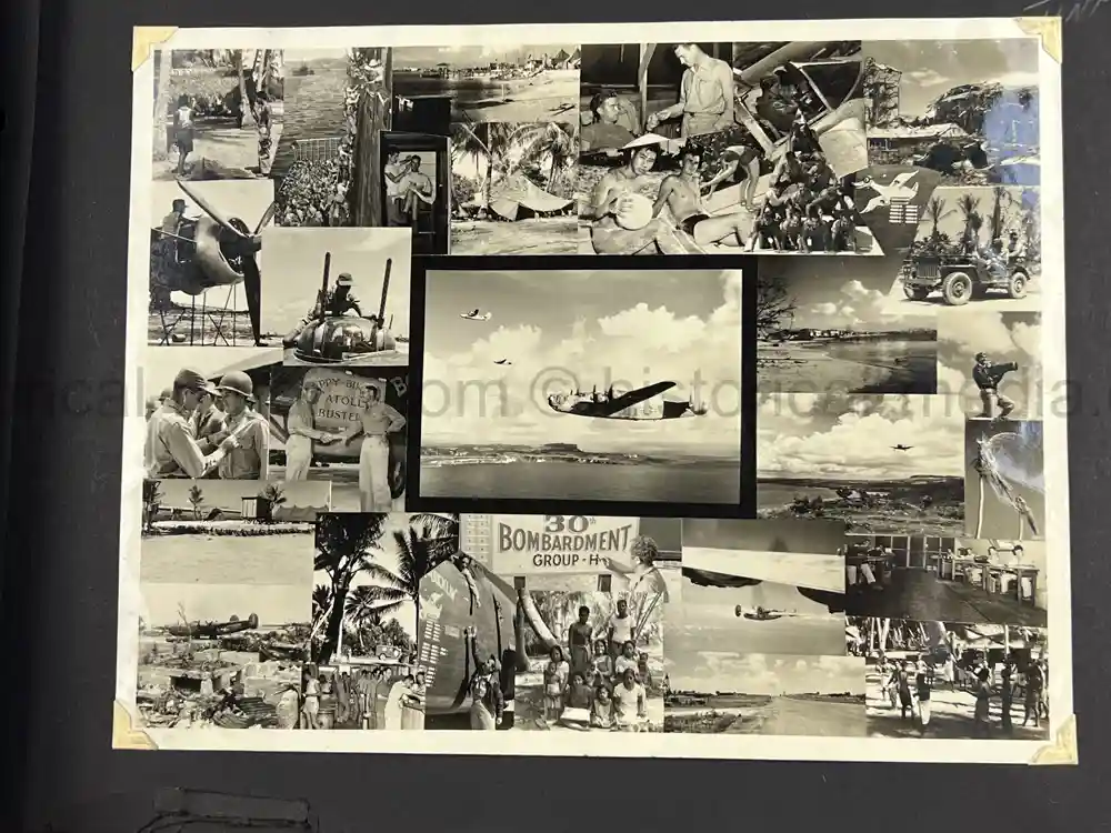 WWII USAAF PHOTO ALBUM - 30th BOMB GROUP - EXCELLENT NOSE ART PHOTOS! WWII USAAF PHOTO ALBUM - 30th BOMB GROUP - EXCELLENT NOSE ART PHOTOS!