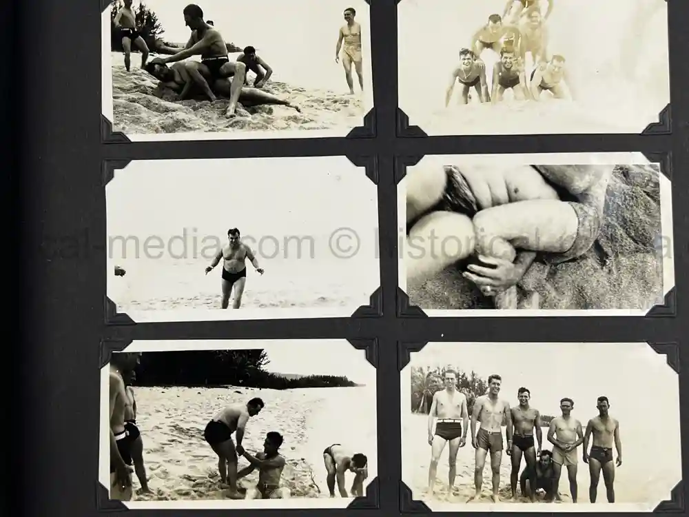 WWII USAAF PHOTO ALBUM - 30th BOMB GROUP - EXCELLENT NOSE ART PHOTOS! WWII USAAF PHOTO ALBUM - 30th BOMB GROUP - EXCELLENT NOSE ART PHOTOS!