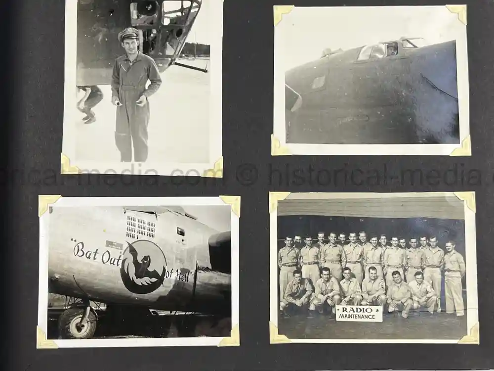 WWII USAAF PHOTO ALBUM - 30th BOMB GROUP - EXCELLENT NOSE ART PHOTOS! WWII USAAF PHOTO ALBUM - 30th BOMB GROUP - EXCELLENT NOSE ART PHOTOS!
