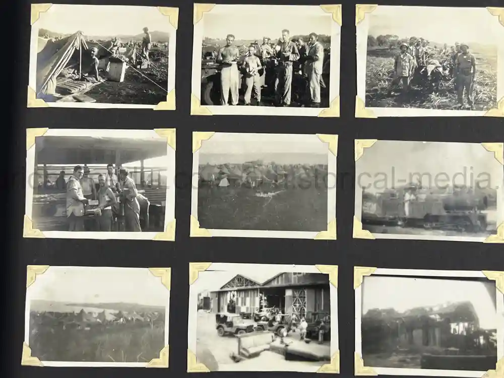 WWII USAAF PHOTO ALBUM - 30th BOMB GROUP - EXCELLENT NOSE ART PHOTOS! WWII USAAF PHOTO ALBUM - 30th BOMB GROUP - EXCELLENT NOSE ART PHOTOS!