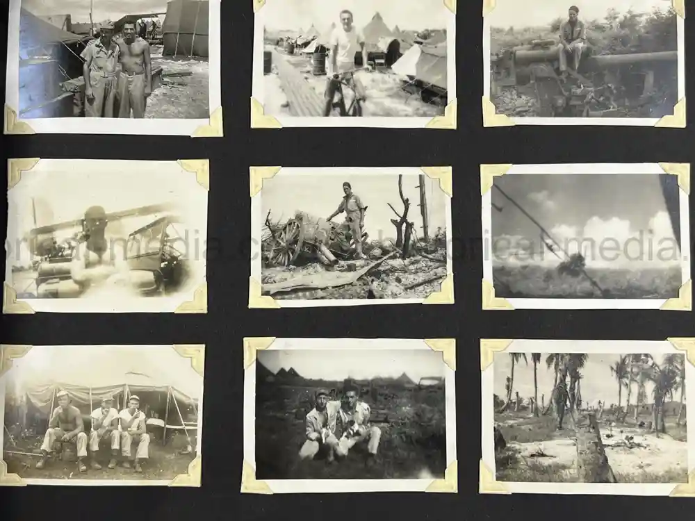 WWII USAAF PHOTO ALBUM - 30th BOMB GROUP - EXCELLENT NOSE ART PHOTOS! WWII USAAF PHOTO ALBUM - 30th BOMB GROUP - EXCELLENT NOSE ART PHOTOS!