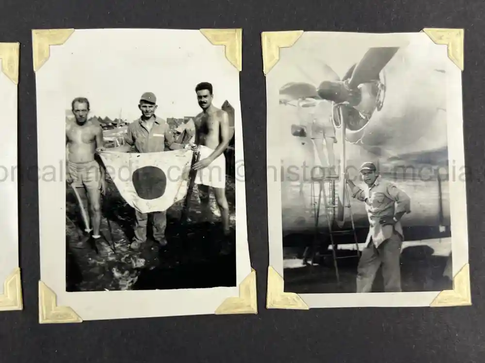 WWII USAAF PHOTO ALBUM - 30th BOMB GROUP - EXCELLENT NOSE ART PHOTOS! WWII USAAF PHOTO ALBUM - 30th BOMB GROUP - EXCELLENT NOSE ART PHOTOS!