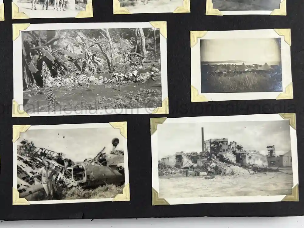 WWII USAAF PHOTO ALBUM - 30th BOMB GROUP - EXCELLENT NOSE ART PHOTOS! WWII USAAF PHOTO ALBUM - 30th BOMB GROUP - EXCELLENT NOSE ART PHOTOS!