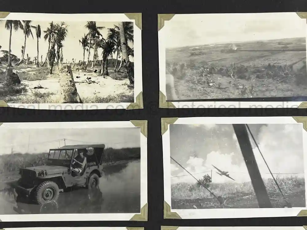 WWII USAAF PHOTO ALBUM - 30th BOMB GROUP - EXCELLENT NOSE ART PHOTOS! WWII USAAF PHOTO ALBUM - 30th BOMB GROUP - EXCELLENT NOSE ART PHOTOS!