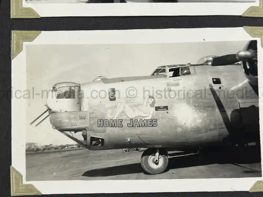 WWII USAAF PHOTO ALBUM - 30th BOMB GROUP - EXCELLENT NOSE ART PHOTOS! WWII USAAF PHOTO ALBUM - 30th BOMB GROUP - EXCELLENT NOSE ART PHOTOS!