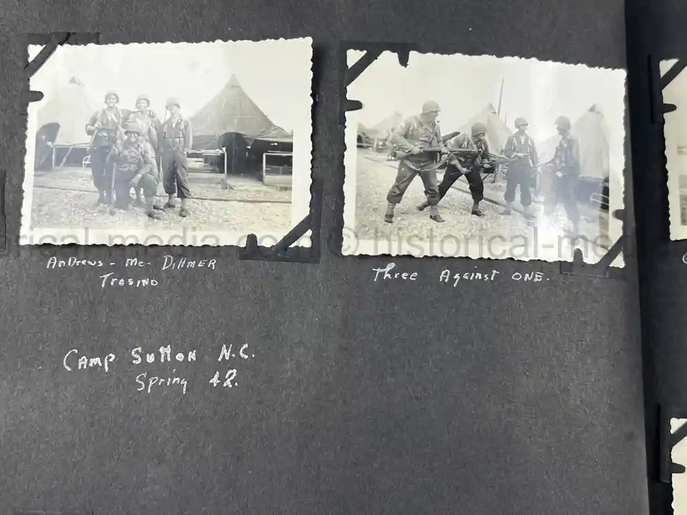 US WWII PHOTO ALBUM - BATTLE OF THE BULGE, GERMANY, NURNBERG US WWII PHOTO ALBUM - BATTLE OF THE BULGE, GERMANY, NURNBERG