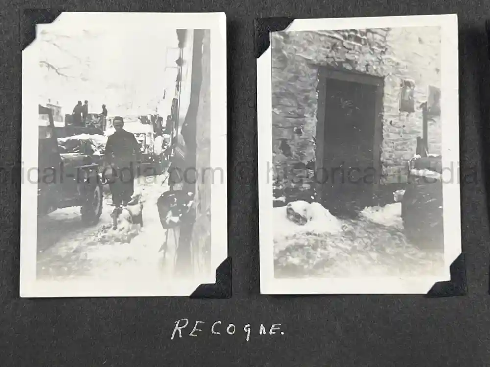 US WWII PHOTO ALBUM - BATTLE OF THE BULGE, GERMANY, NURNBERG US WWII PHOTO ALBUM - BATTLE OF THE BULGE, GERMANY, NURNBERG