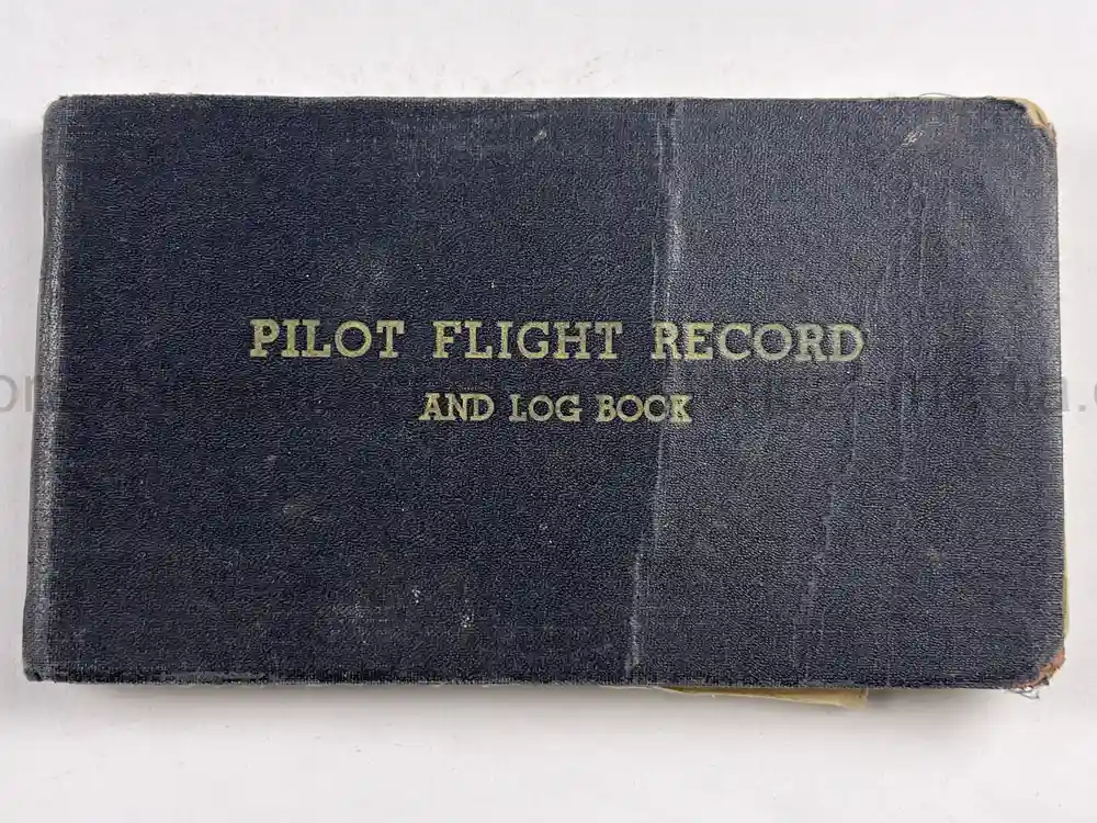 MASSIVE 8th AIR FORCE PILOT DIARY, PHOTO, SCRAPBOOK, DOCUMENT GROUPING - 445th BOMB GROUP