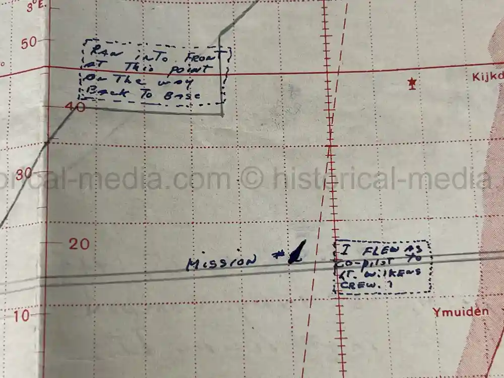 MASSIVE 8th AIR FORCE PILOT DIARY, PHOTO, SCRAPBOOK, DOCUMENT GROUPING - 445th BOMB GROUP