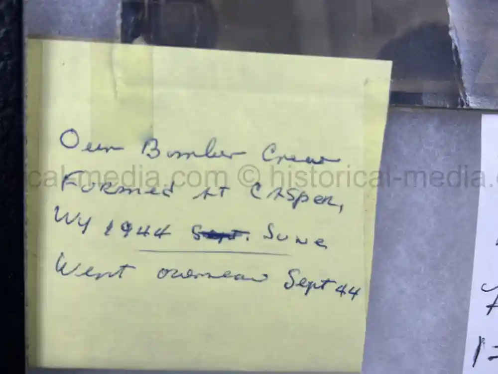 MASSIVE 8th AIR FORCE PILOT DIARY, PHOTO, SCRAPBOOK, DOCUMENT GROUPING - 445th BOMB GROUP