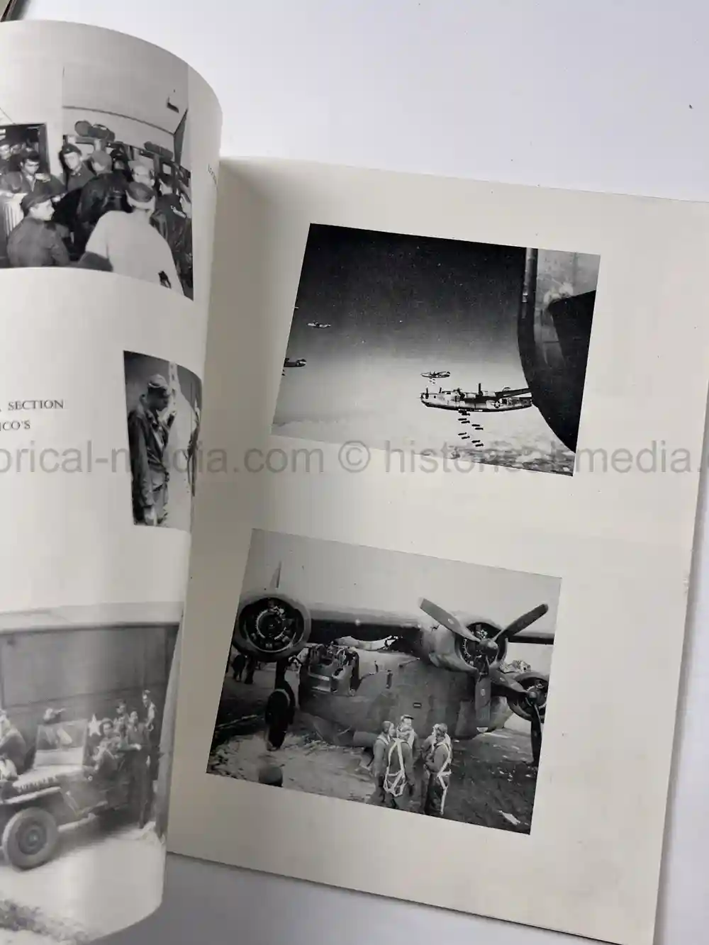 MASSIVE 8th AIR FORCE PILOT DIARY, PHOTO, SCRAPBOOK, DOCUMENT GROUPING - 445th BOMB GROUP