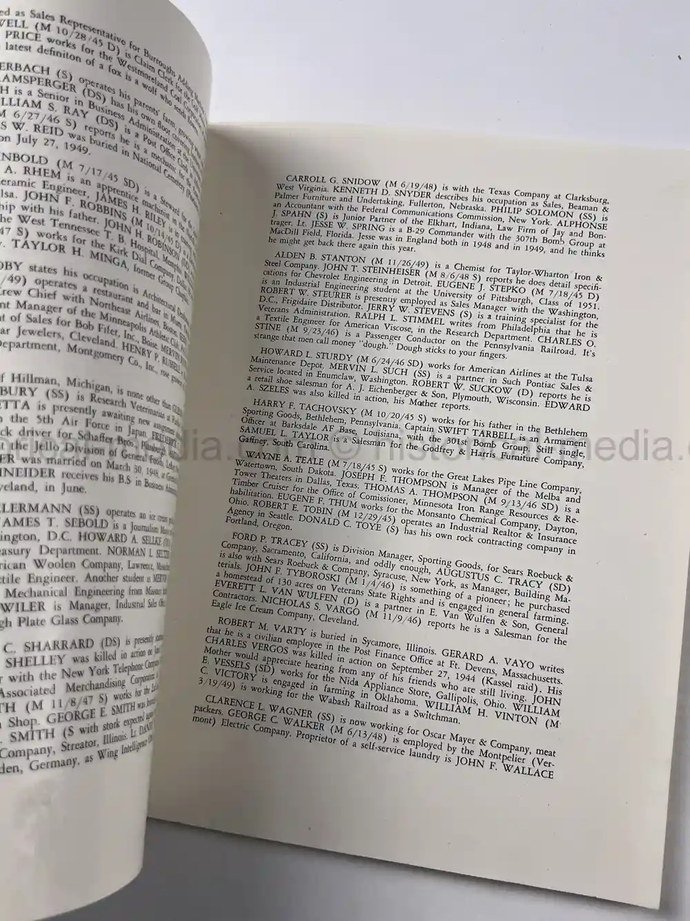 MASSIVE 8th AIR FORCE PILOT DIARY, PHOTO, SCRAPBOOK, DOCUMENT GROUPING - 445th BOMB GROUP