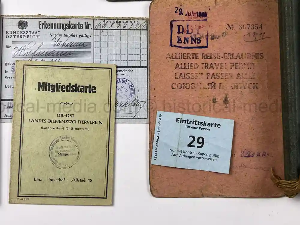 GERMAN WWII PHOTO ALBUM & DOCUMENT GROUPING - GEBIRGSJÄGER - KAMPFGRUPPE HAUPTMANN