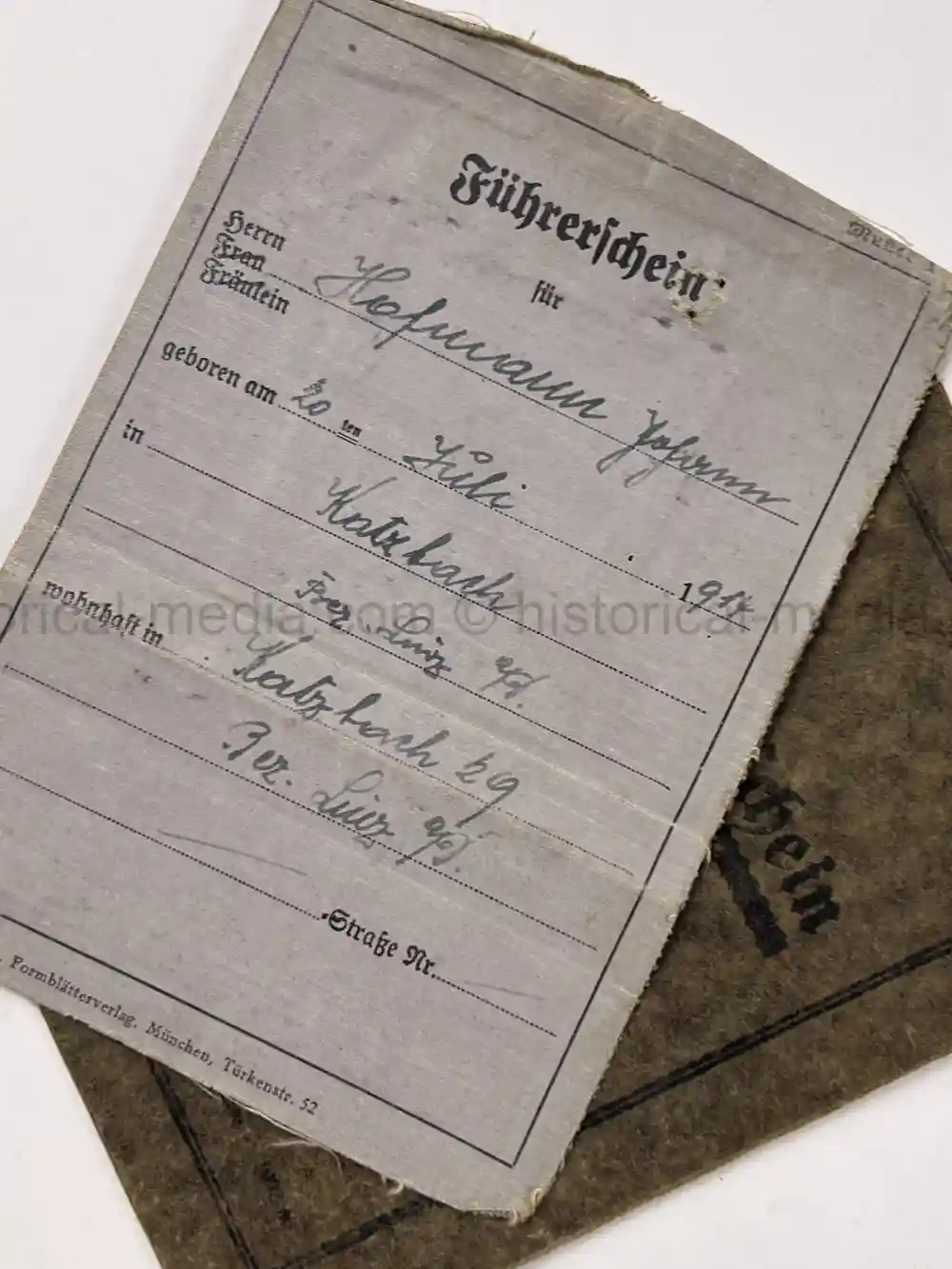 GERMAN WWII PHOTO ALBUM & DOCUMENT GROUPING - GEBIRGSJÄGER - KAMPFGRUPPE HAUPTMANN