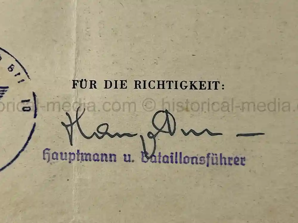 GERMAN WWII PHOTO ALBUM & DOCUMENT GROUPING - GEBIRGSJÄGER - KAMPFGRUPPE HAUPTMANN