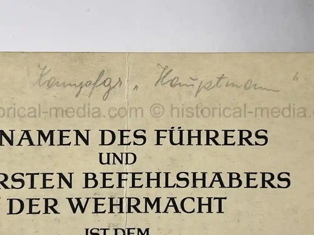 GERMAN WWII PHOTO ALBUM & DOCUMENT GROUPING - GEBIRGSJÄGER - KAMPFGRUPPE HAUPTMANN