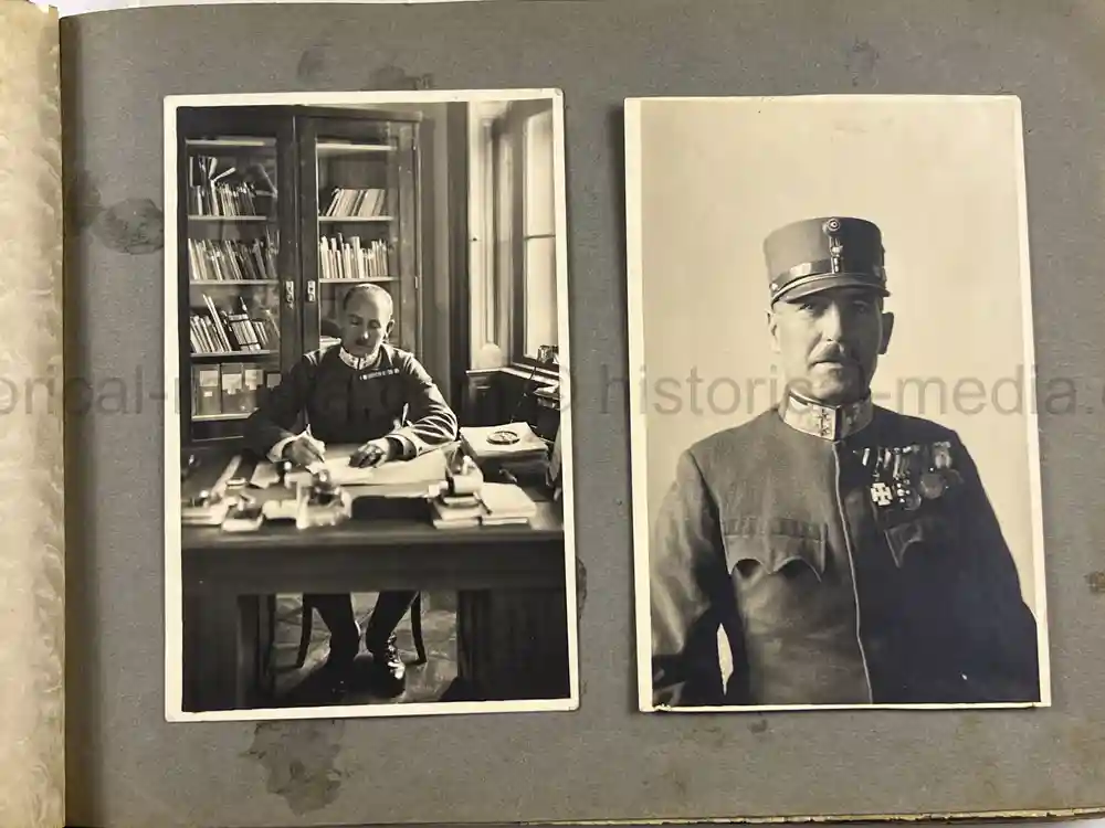 GERMAN WWII PHOTO ALBUM & DOCUMENT GROUPING - GEBIRGSJÄGER - KAMPFGRUPPE HAUPTMANN