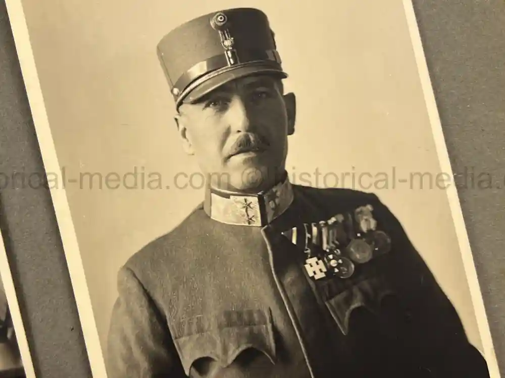 GERMAN WWII PHOTO ALBUM & DOCUMENT GROUPING - GEBIRGSJÄGER - KAMPFGRUPPE HAUPTMANN