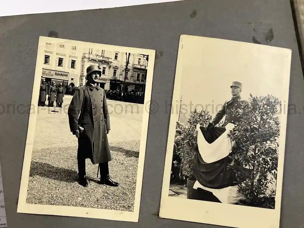 GERMAN WWII PHOTO ALBUM & DOCUMENT GROUPING - GEBIRGSJÄGER - KAMPFGRUPPE HAUPTMANN