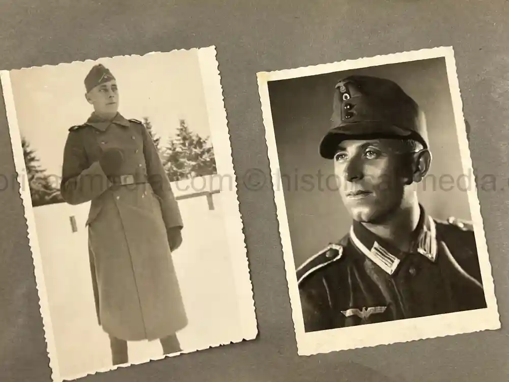 GERMAN WWII PHOTO ALBUM & DOCUMENT GROUPING - GEBIRGSJÄGER - KAMPFGRUPPE HAUPTMANN