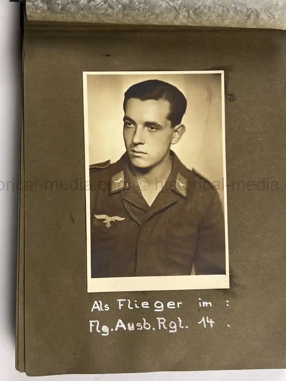 GERMAN WWII LUFTWAFFE PHOTO ALBUM - FRANCE & RUSSIA CAMPAIGNS