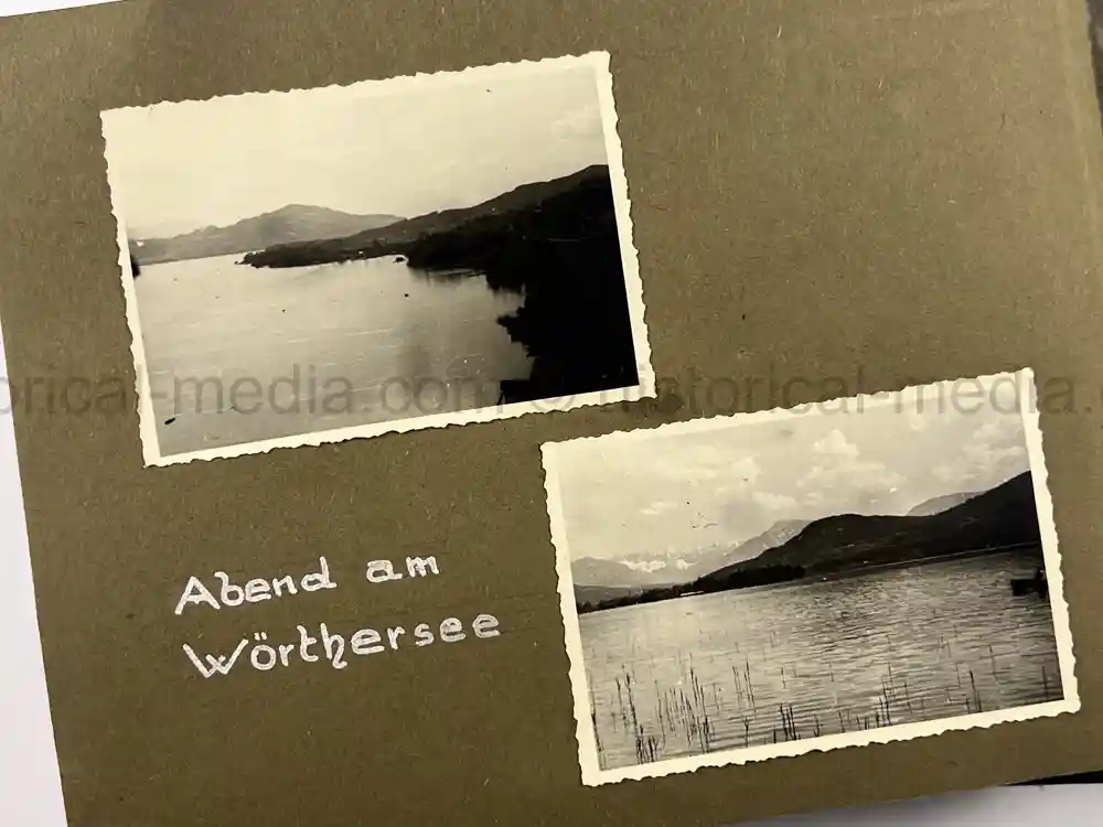 GERMAN WWII LUFTWAFFE PHOTO ALBUM - FRANCE & RUSSIA CAMPAIGNS