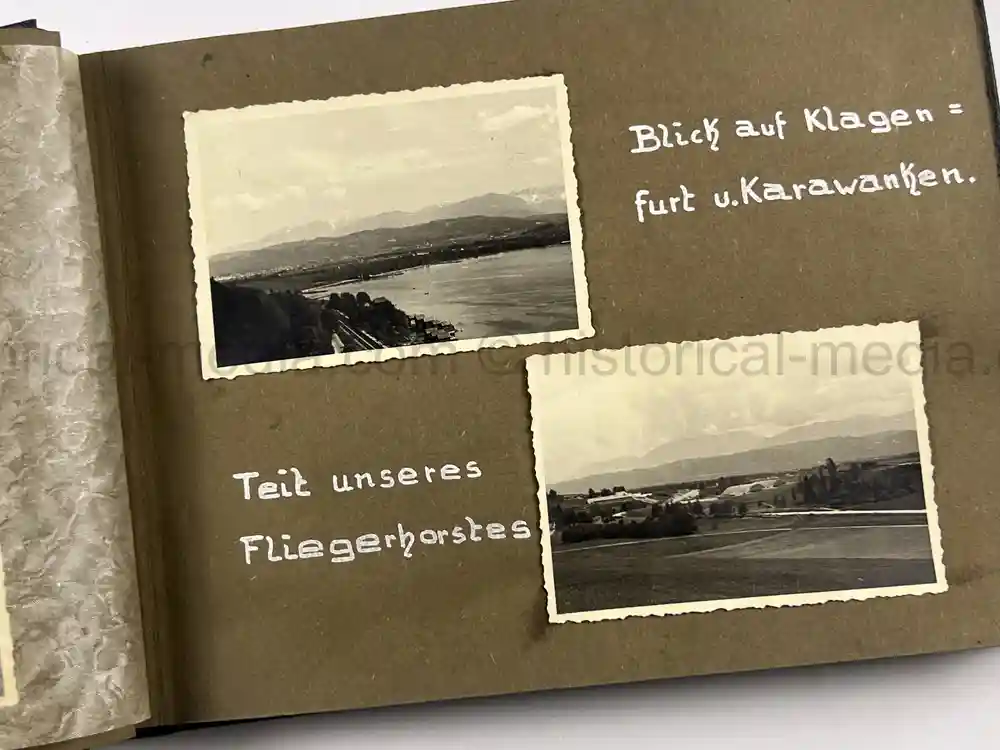 GERMAN WWII LUFTWAFFE PHOTO ALBUM - FRANCE & RUSSIA CAMPAIGNS