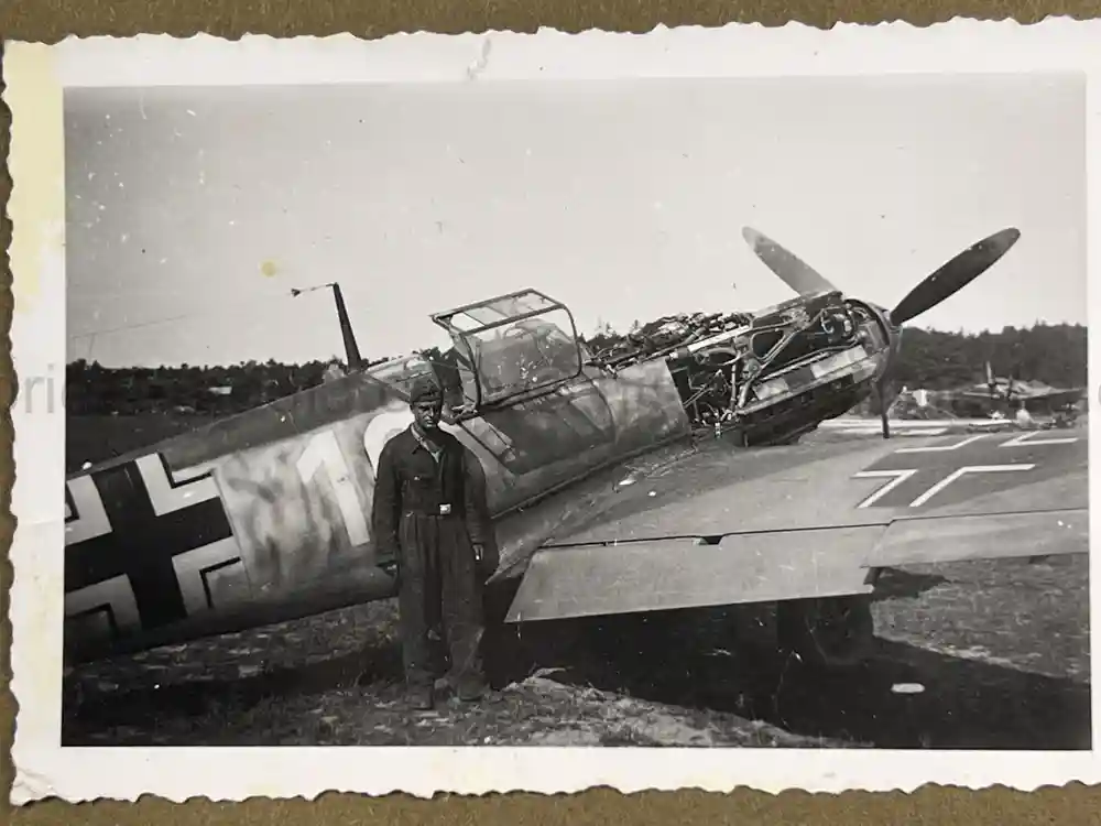 GERMAN WWII LUFTWAFFE PHOTO ALBUM - FRANCE & RUSSIA CAMPAIGNS