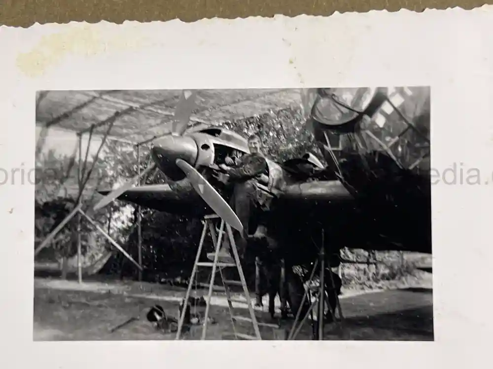 GERMAN WWII LUFTWAFFE PHOTO ALBUM - FRANCE & RUSSIA CAMPAIGNS