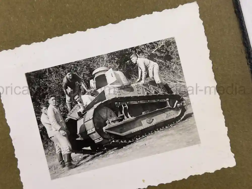 GERMAN WWII LUFTWAFFE PHOTO ALBUM - FRANCE & RUSSIA CAMPAIGNS