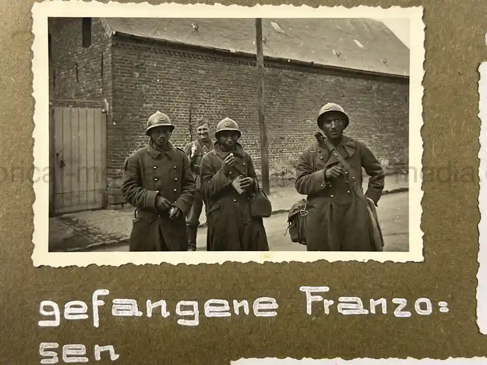 GERMAN WWII LUFTWAFFE PHOTO ALBUM - FRANCE & RUSSIA CAMPAIGNS