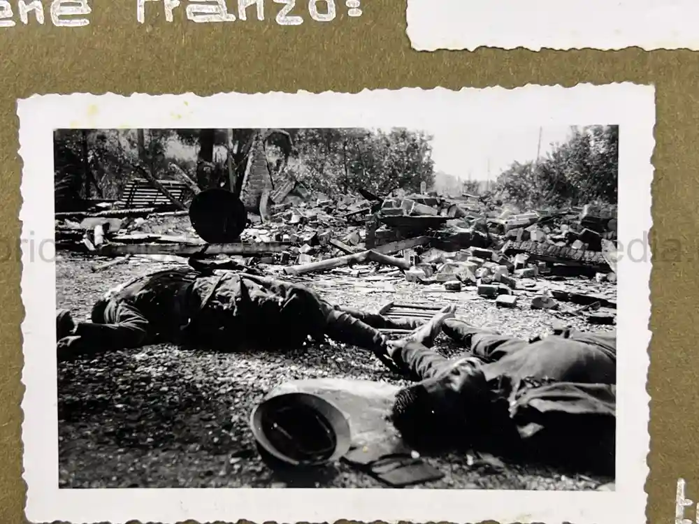 GERMAN WWII LUFTWAFFE PHOTO ALBUM - FRANCE & RUSSIA CAMPAIGNS