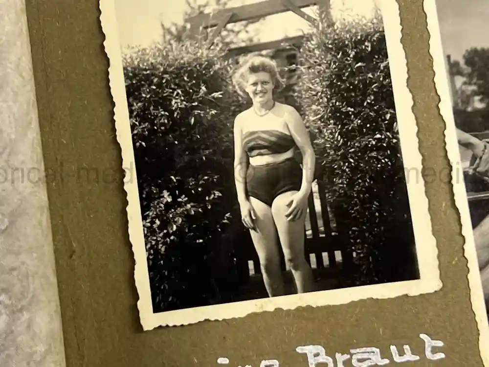 GERMAN WWII LUFTWAFFE PHOTO ALBUM - FRANCE & RUSSIA CAMPAIGNS