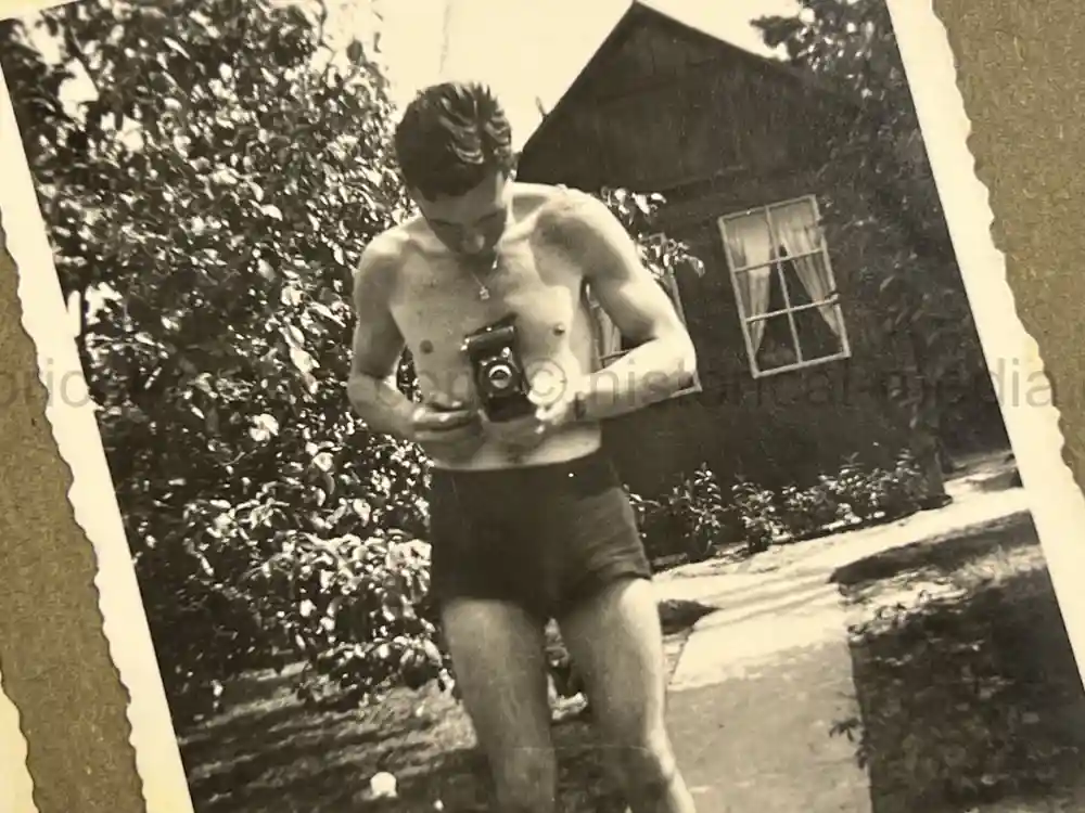 GERMAN WWII LUFTWAFFE PHOTO ALBUM - FRANCE & RUSSIA CAMPAIGNS