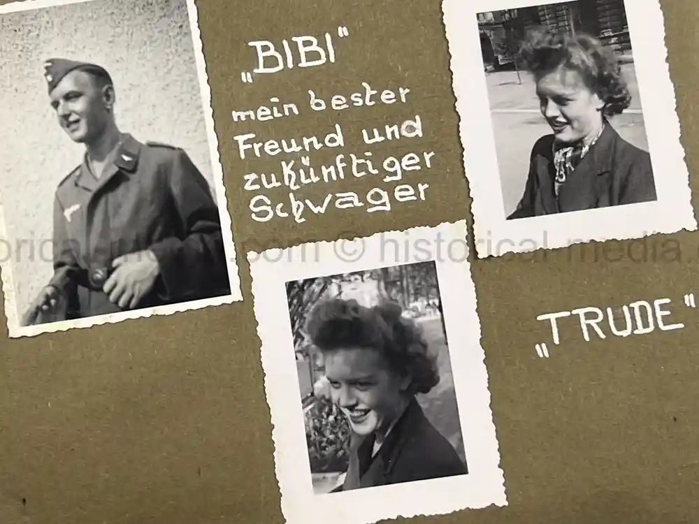 GERMAN WWII LUFTWAFFE PHOTO ALBUM - FRANCE & RUSSIA CAMPAIGNS