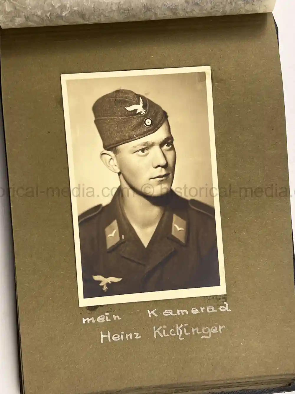 GERMAN WWII LUFTWAFFE PHOTO ALBUM - FRANCE & RUSSIA CAMPAIGNS