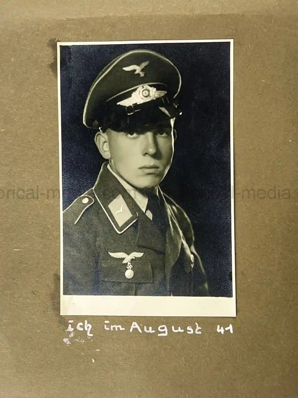 GERMAN WWII LUFTWAFFE PHOTO ALBUM - FRANCE & RUSSIA CAMPAIGNS