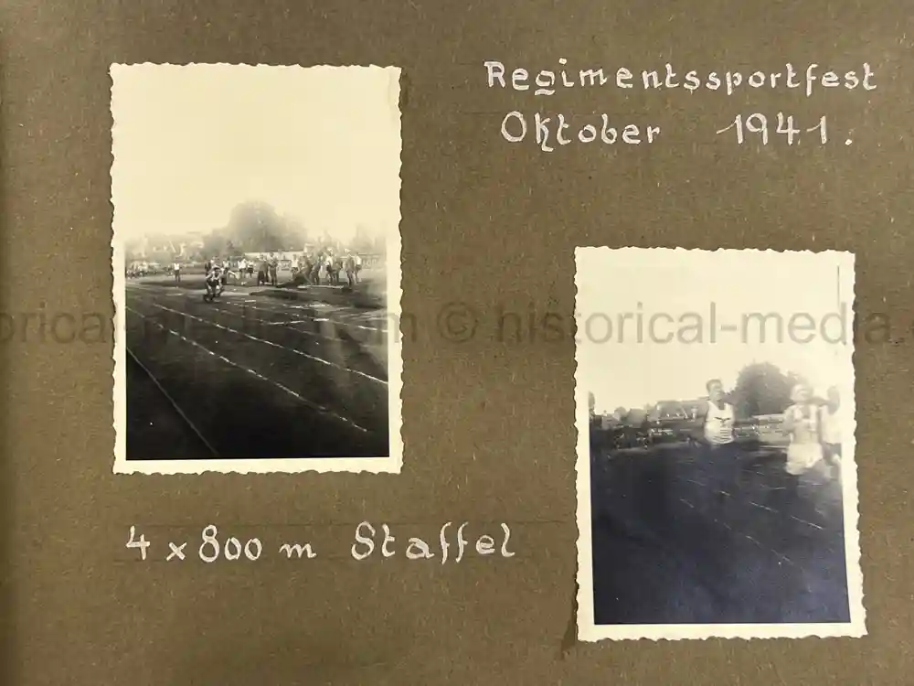 GERMAN WWII LUFTWAFFE PHOTO ALBUM - FRANCE & RUSSIA CAMPAIGNS