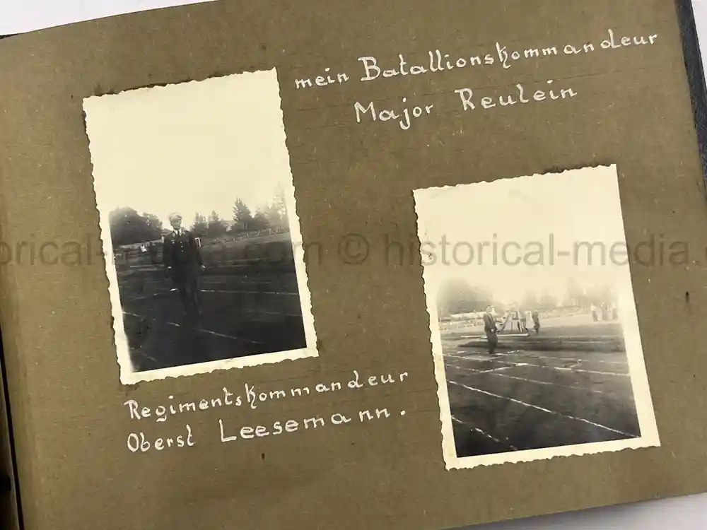 GERMAN WWII LUFTWAFFE PHOTO ALBUM - FRANCE & RUSSIA CAMPAIGNS