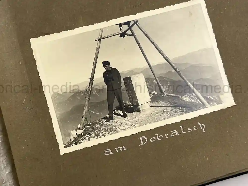 GERMAN WWII LUFTWAFFE PHOTO ALBUM - FRANCE & RUSSIA CAMPAIGNS