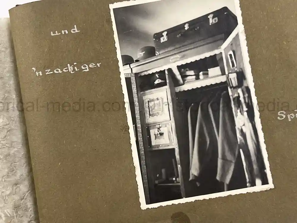 GERMAN WWII LUFTWAFFE PHOTO ALBUM - FRANCE & RUSSIA CAMPAIGNS