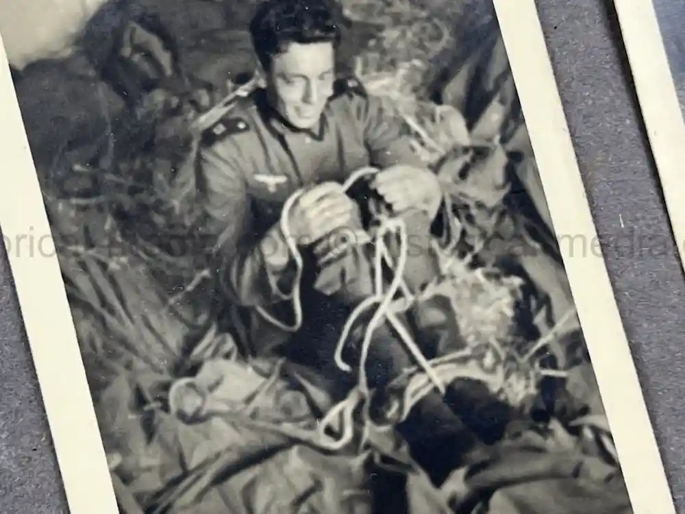 WWII GERMAN ARMY PHOTO ALBUM - POLAND, FRANCE, RUSSIA - GREAT COMBAT IMAGES!