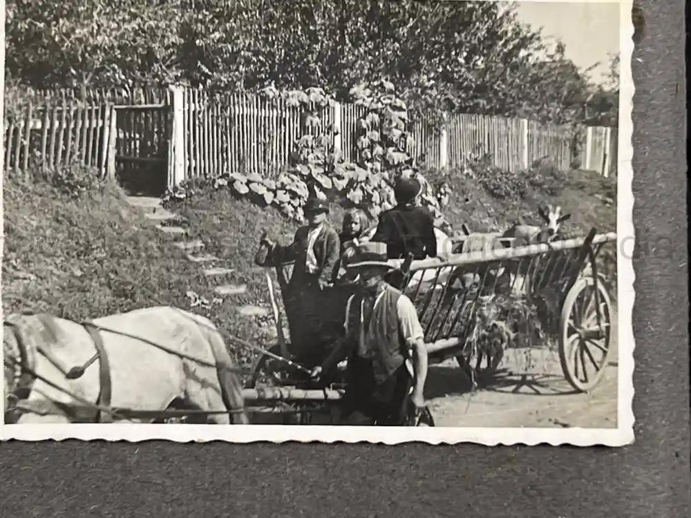 WWII GERMAN ARMY PHOTO ALBUM - POLAND, FRANCE, RUSSIA - GREAT COMBAT IMAGES!