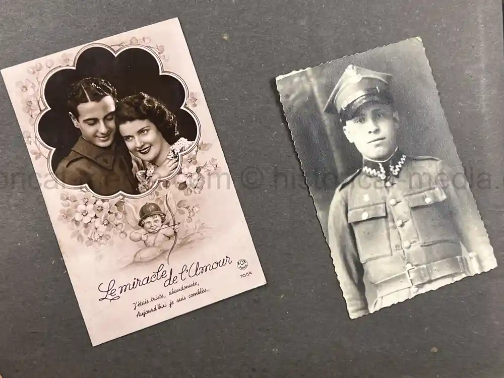 WWII GERMAN ARMY PHOTO ALBUM - POLAND, FRANCE, RUSSIA - GREAT COMBAT IMAGES!