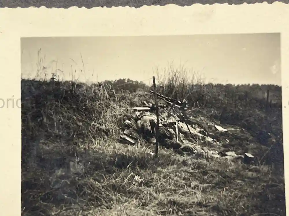 WWII GERMAN ARMY PHOTO ALBUM - POLAND, FRANCE, RUSSIA - GREAT COMBAT IMAGES!