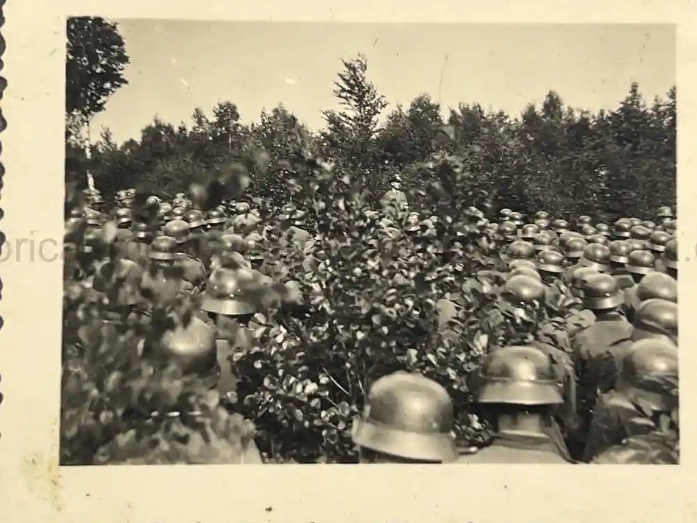 WWII GERMAN ARMY PHOTO ALBUM - POLAND, FRANCE, RUSSIA - GREAT COMBAT IMAGES!