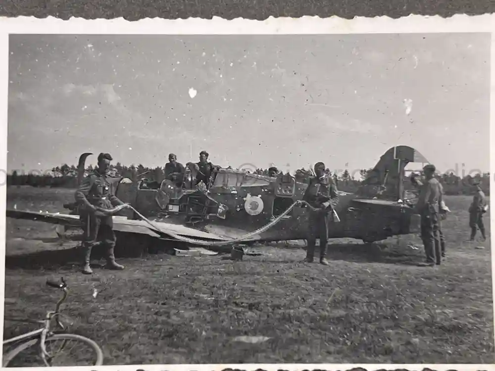 WWII GERMAN ARMY PHOTO ALBUM - POLAND, FRANCE, RUSSIA - GREAT COMBAT IMAGES!