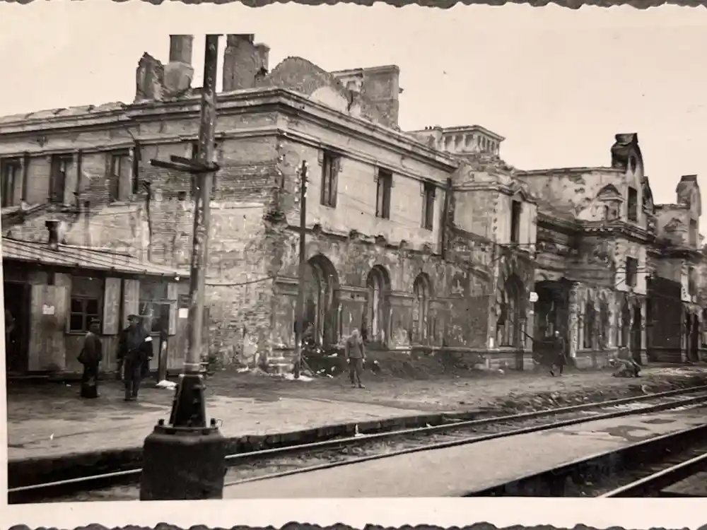 WWII GERMAN ARMY PHOTO ALBUM - POLAND, FRANCE, RUSSIA - GREAT COMBAT IMAGES!