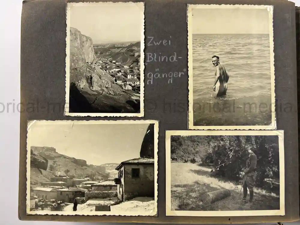 WWII GERMAN OFFICER PHOTO ALBUM - KRIM